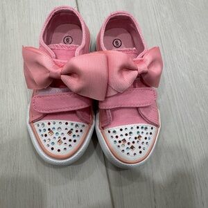 Mudd Pink Kids Sneakers with Bow